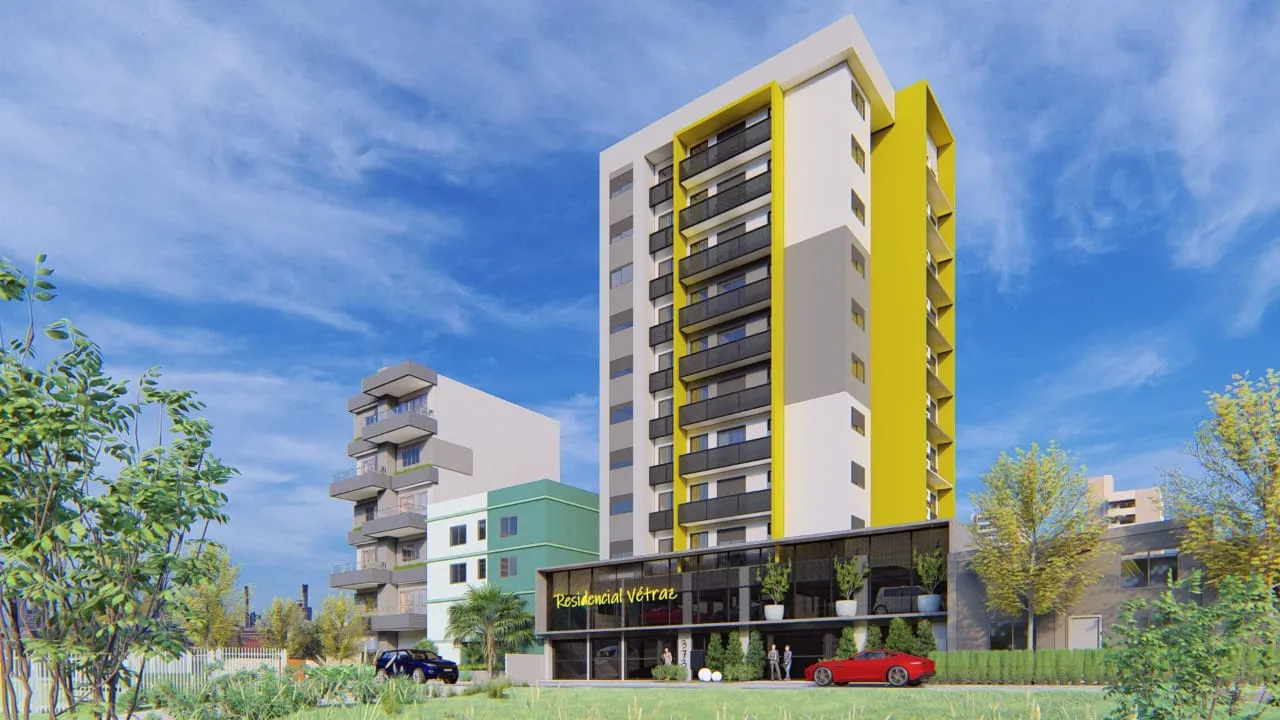 Fachada do Residencial Vétraz — perspectiva 3