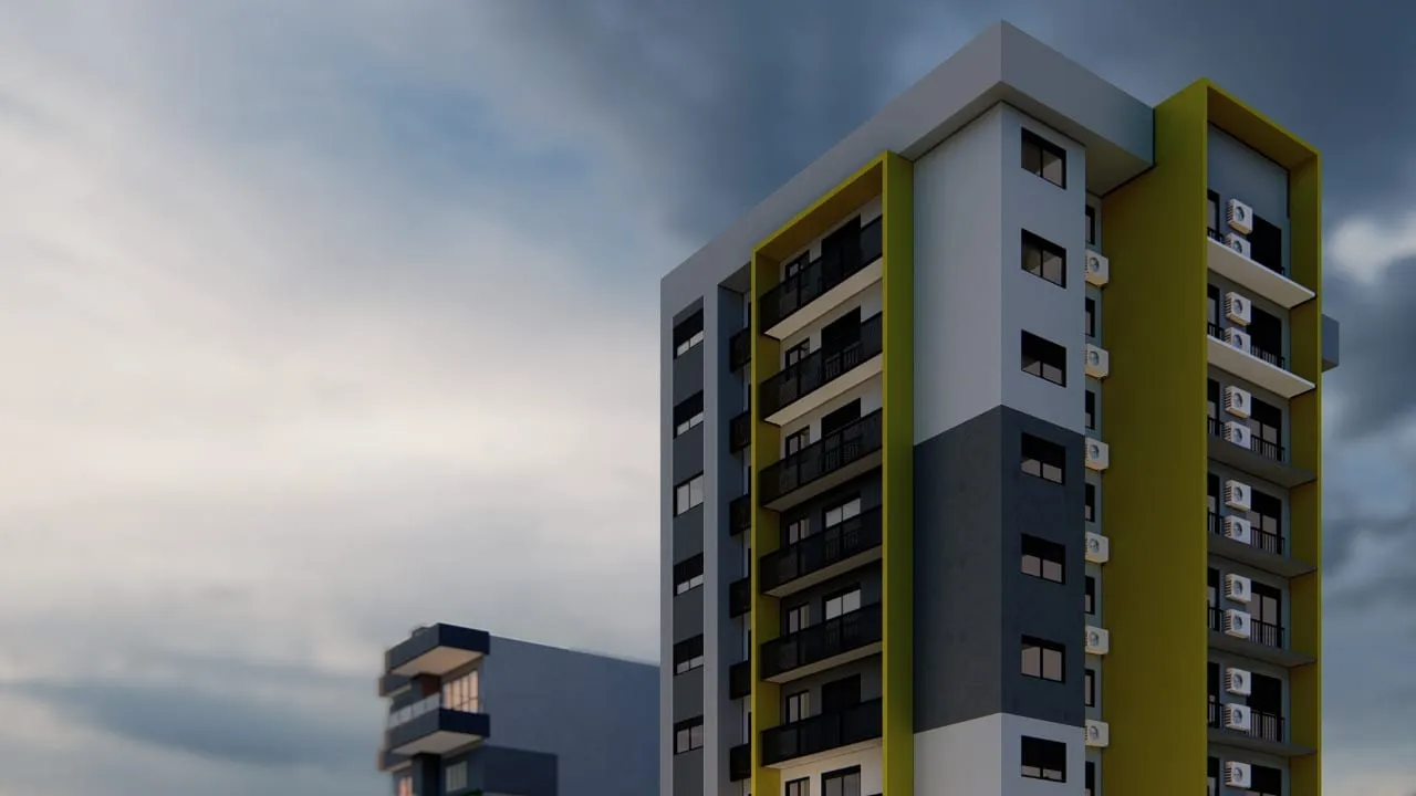 Fachada do Residencial Vétraz — perspectiva 4