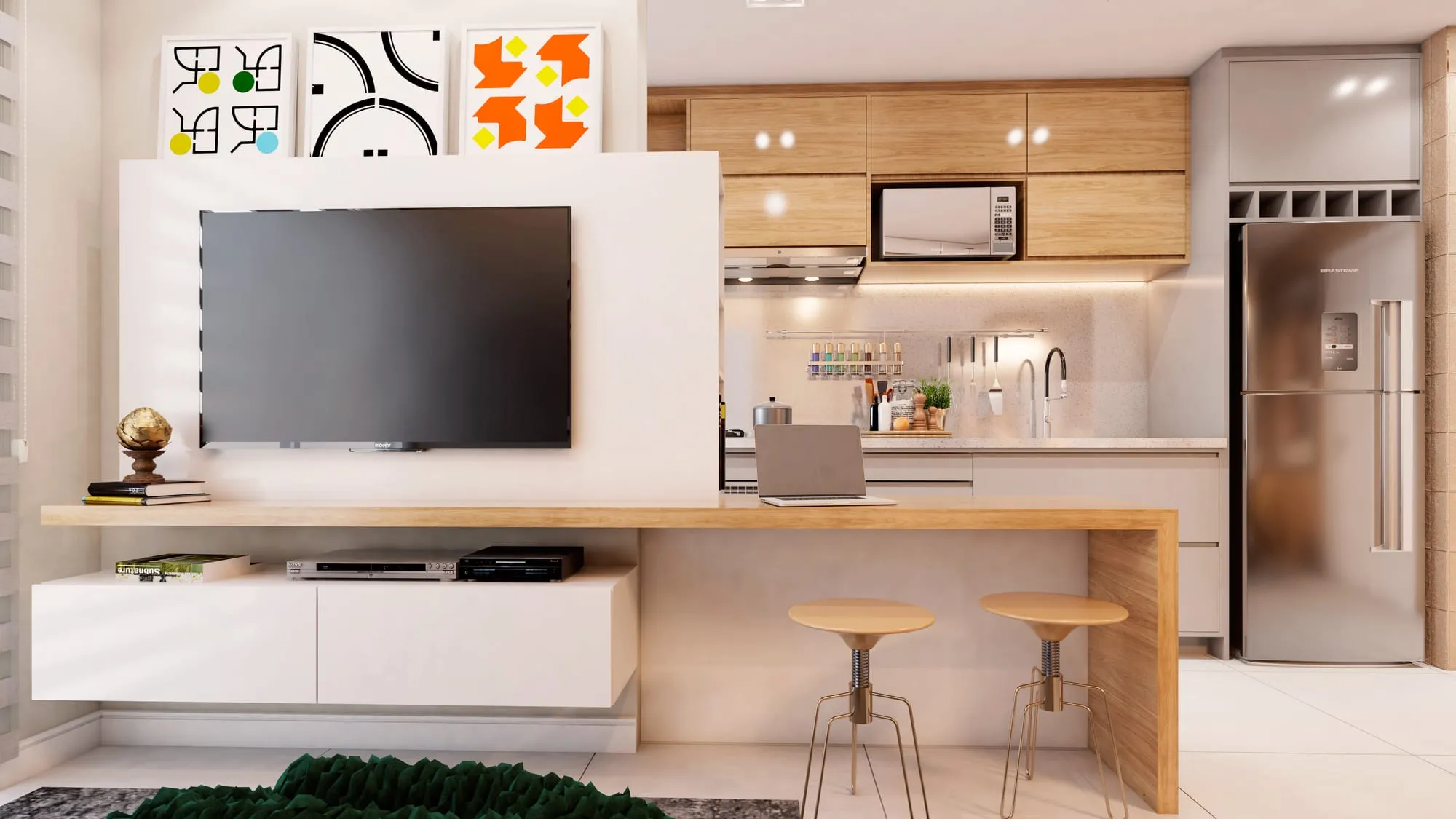Apartamento de 2 dormitórios — ambiente 2
